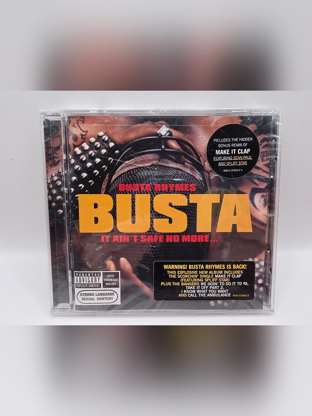 Sealed- Busta Rhymes - It Aint Safe No More (2002, CD) Rap Hip Hop [Explicit]